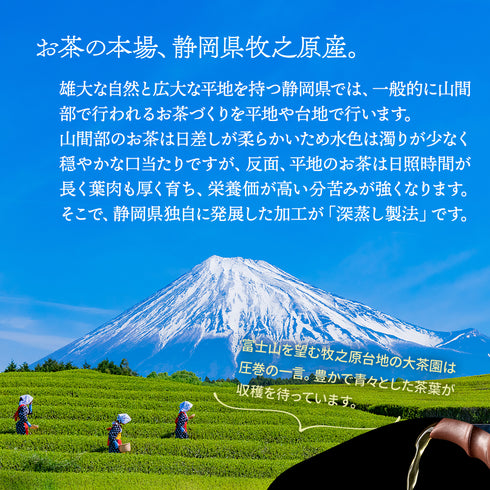 Tea grown without pesticides or chemical fertilizers Fukamushi tea bag 2.5g x 100p